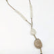 Smoky Quartz Moonstone Opera Neckpiece