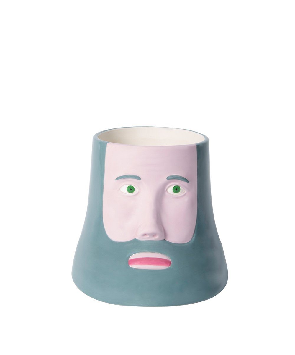 Philosopher Ceramic Vase - David Shrigley