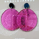 Kija Country Earrings Pink Mirror