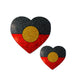 Glitter Indigenous Heart Pin
