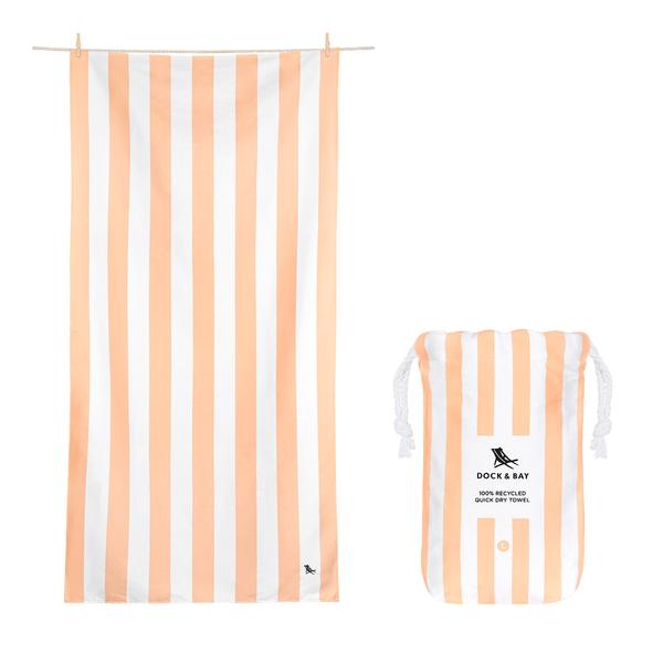 Beach Towel Positano Peach Cabana