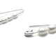Safety Pin Earring Pearl