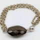 Smoky Quartz Three Strand Bracelet