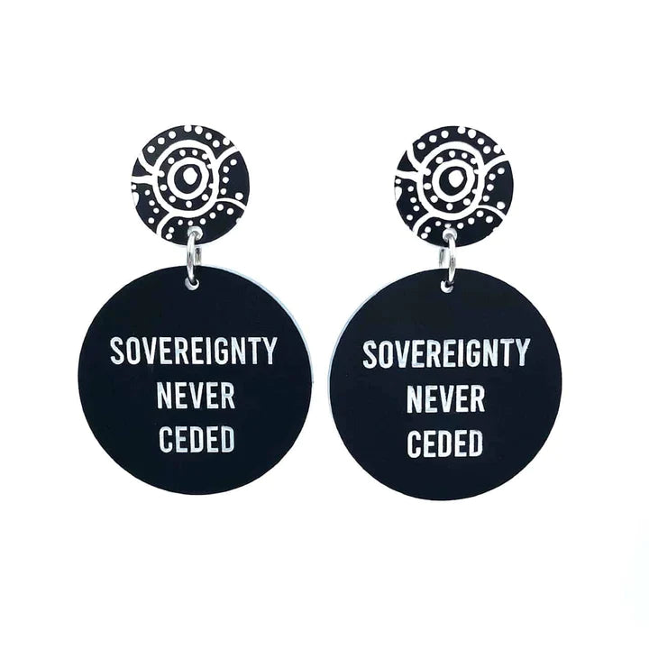 Sovereignty Never Ceded Earrings