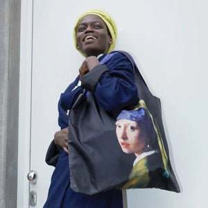 Vermeer Girl with the Pearl Earring LOQI Shopping Bag