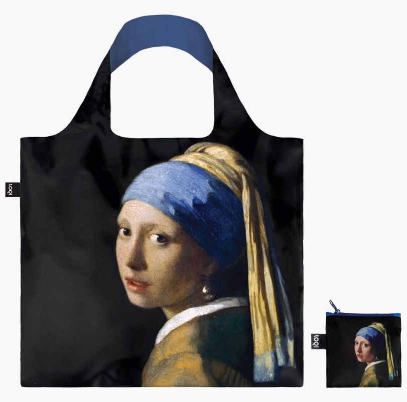 Vermeer Girl with the Pearl Earring LOQI Shopping Bag