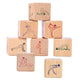 Wooden Yoga Dice Set